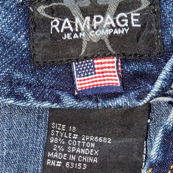 RAMPAGE JEAN SKIRT - Picture 7 of 8